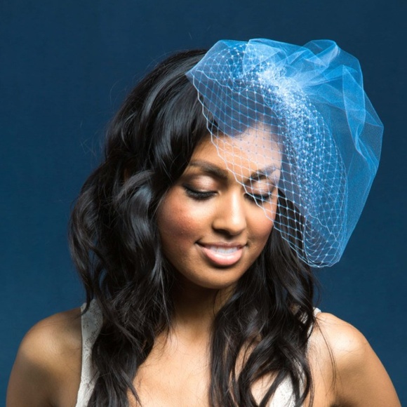 New Handmade Double Birdcage Wedding Veil - Picture 2 of 3